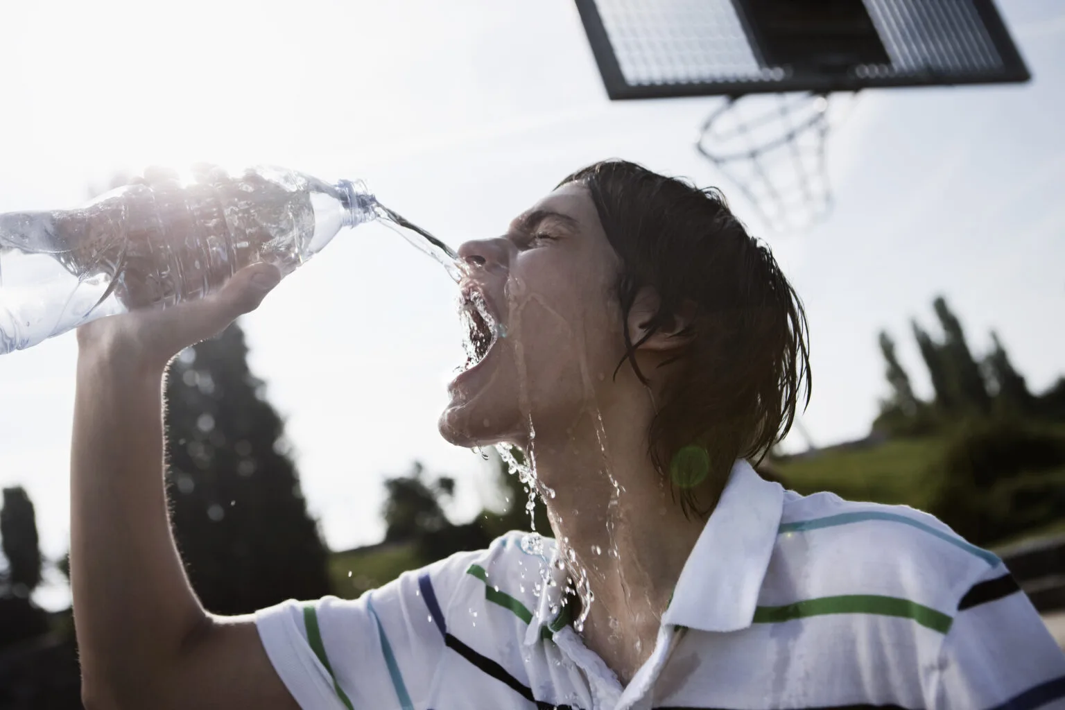 Maintaining proper hydration promotes excellent oral health.